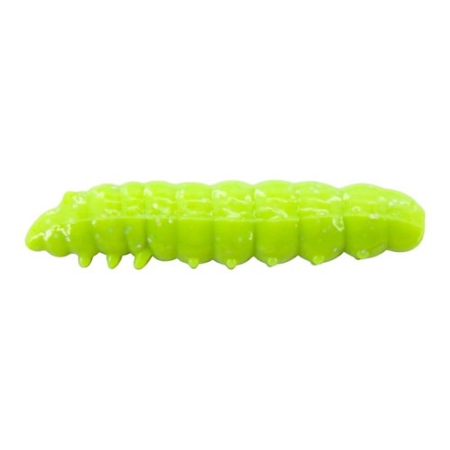 Glow floating mehlwurm 4cm - glow, tpe