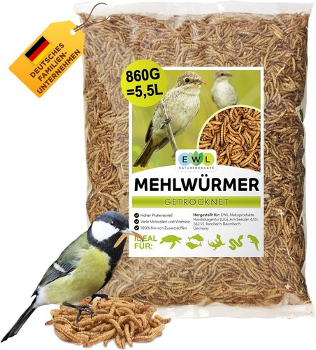 Ewl getrocknete mehlwürmer - getrocknete,