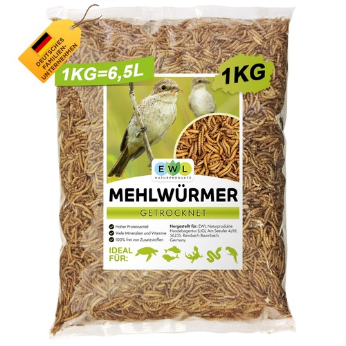 Ewl getrocknete mehlwürmer - getrocknete,