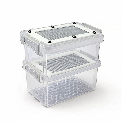 Mehlwurmbox mit edelstahlsieb - mehlwurmbox,