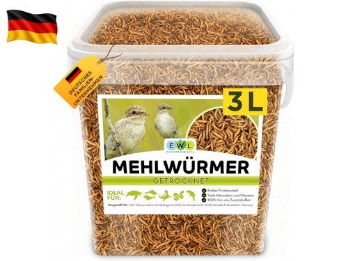 Mehlwürmer getrocknet - , 3l