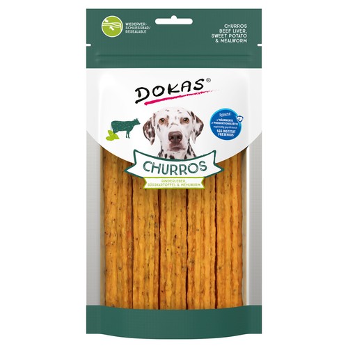 Dokas churros mit - dokas, rinderleber