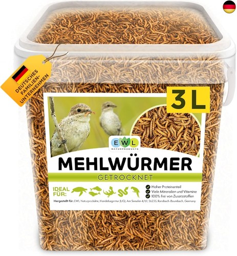 Mehlwürmer getrocknet - , 3l